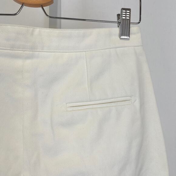 NWOT ISABEL MARANT Etoile Macey 3 Button Crop Pants Zip Fly Sailor Cotton 4 36 - Picture 7 of 9